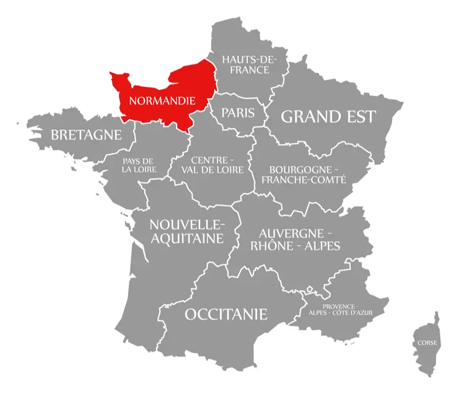 French map.