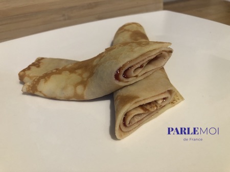 Crêpe française sucrée